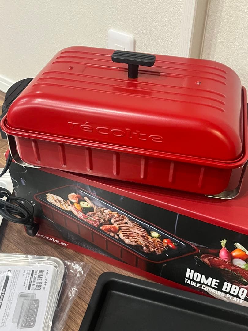 レコルト　電気グリル一式　美品