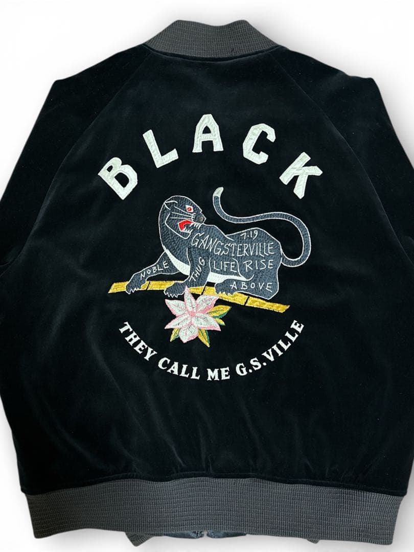 J*s様 GANGSTERVILLE ブラック スカジャン Ꮮサイズ
