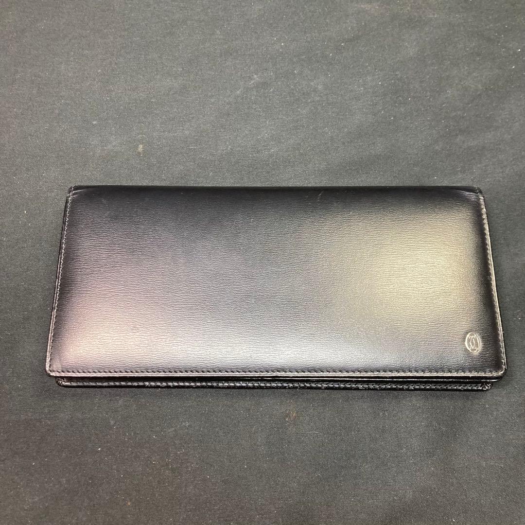 《カルティエ》長財布 Cartier ブラック