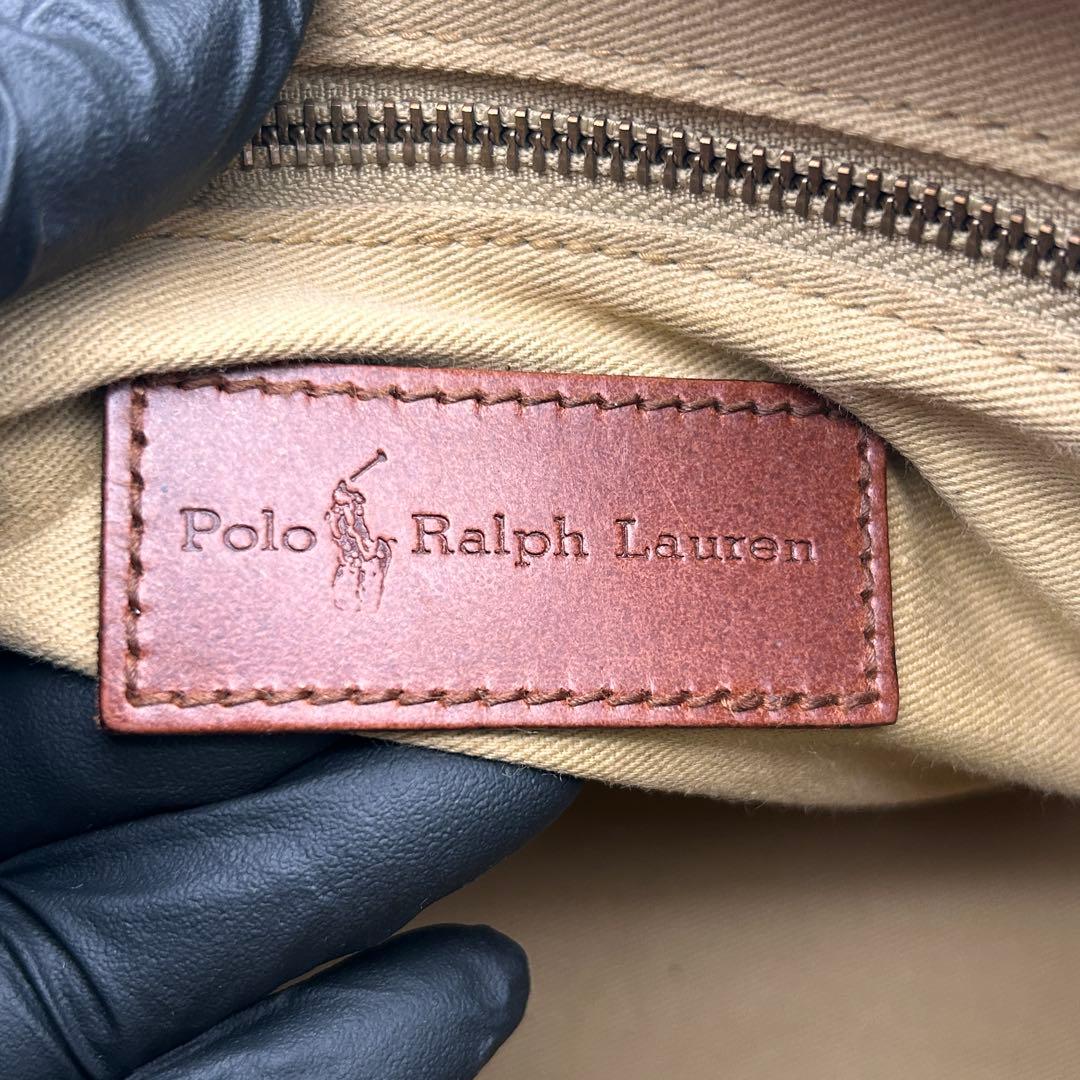 ✨極美品✨ ラルフローレン 2WAY ボストンバッグ ミニ 高級レザー 希少性大