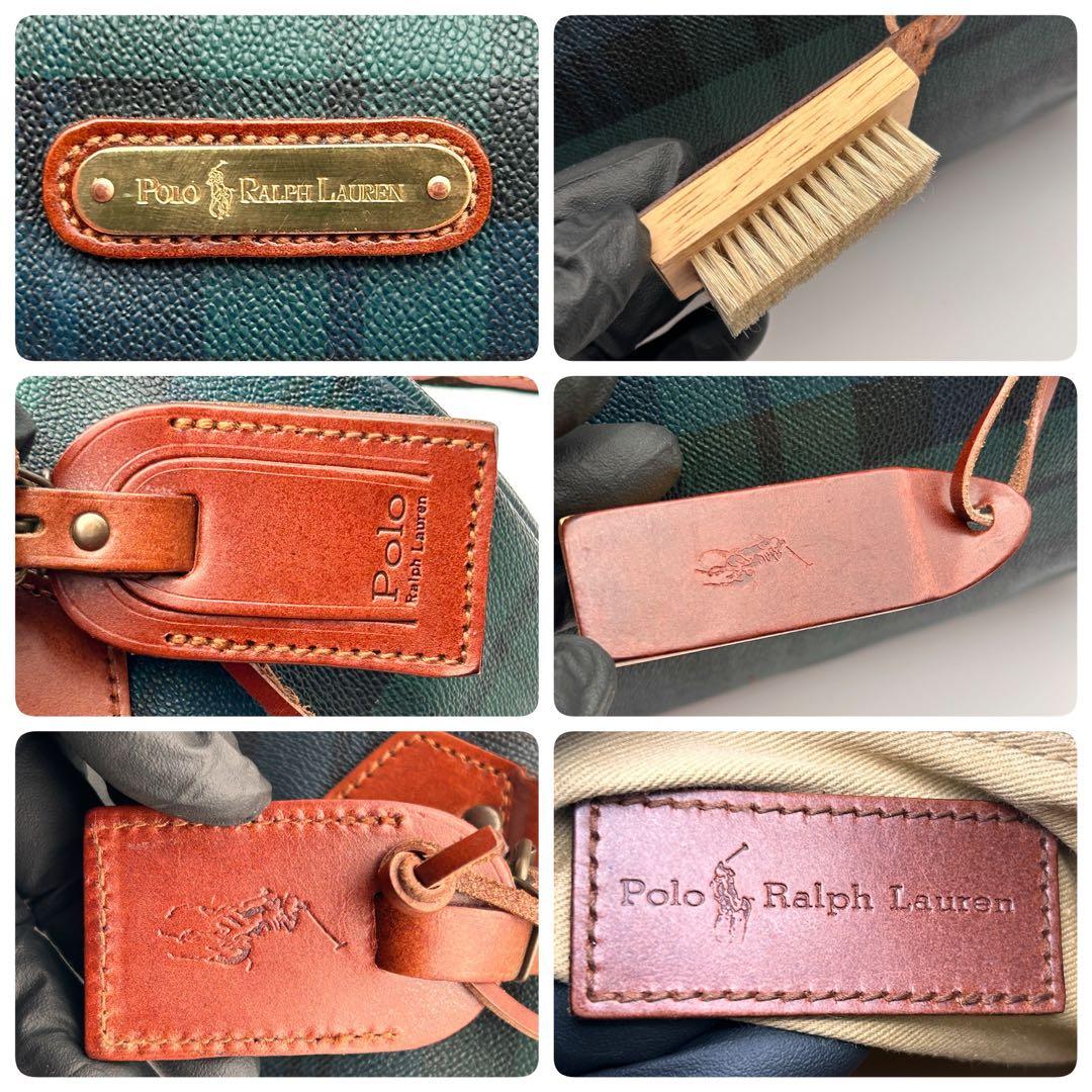 ✨極美品✨ ラルフローレン 2WAY ボストンバッグ ミニ 高級レザー 希少性大