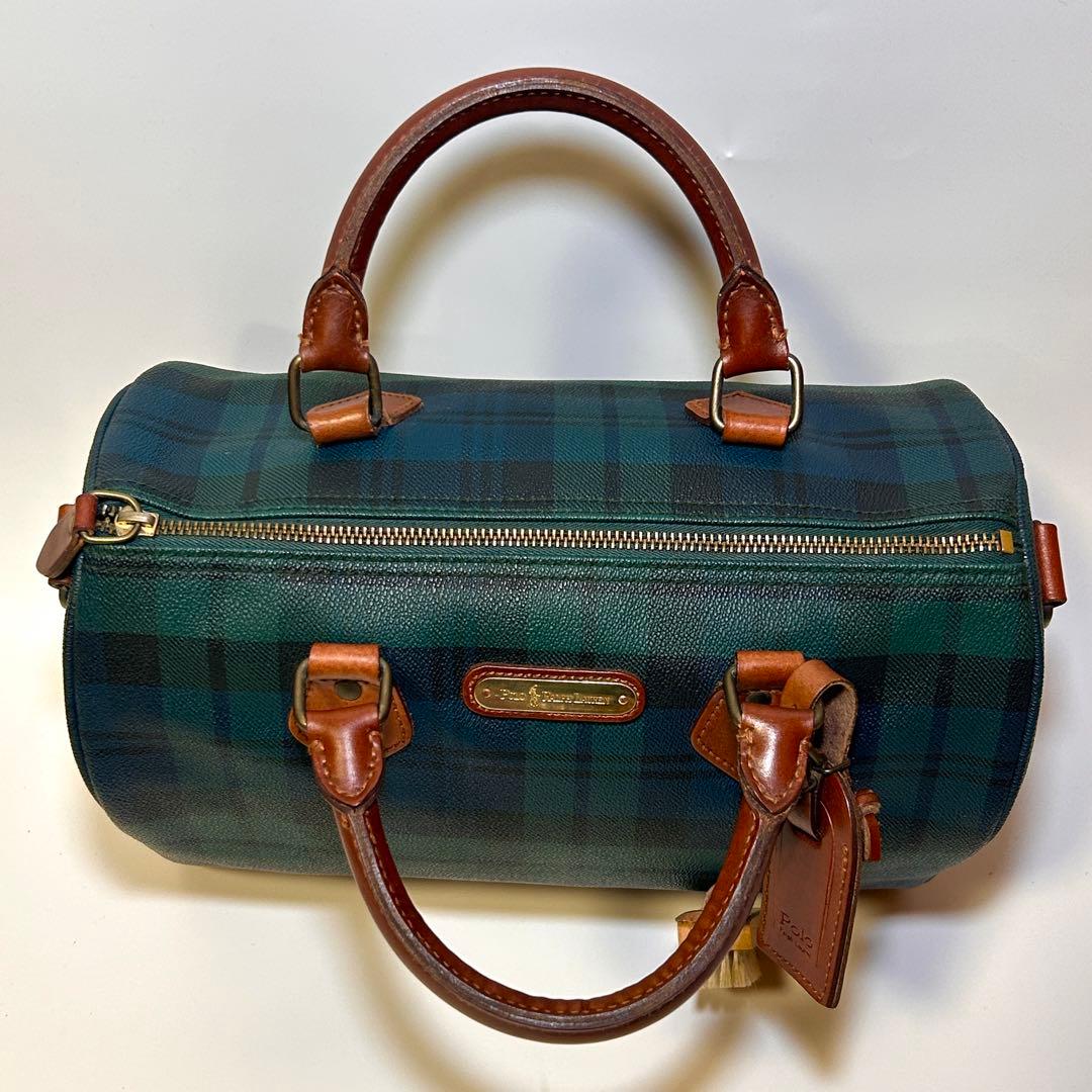 ✨極美品✨ ラルフローレン 2WAY ボストンバッグ ミニ 高級レザー 希少性大