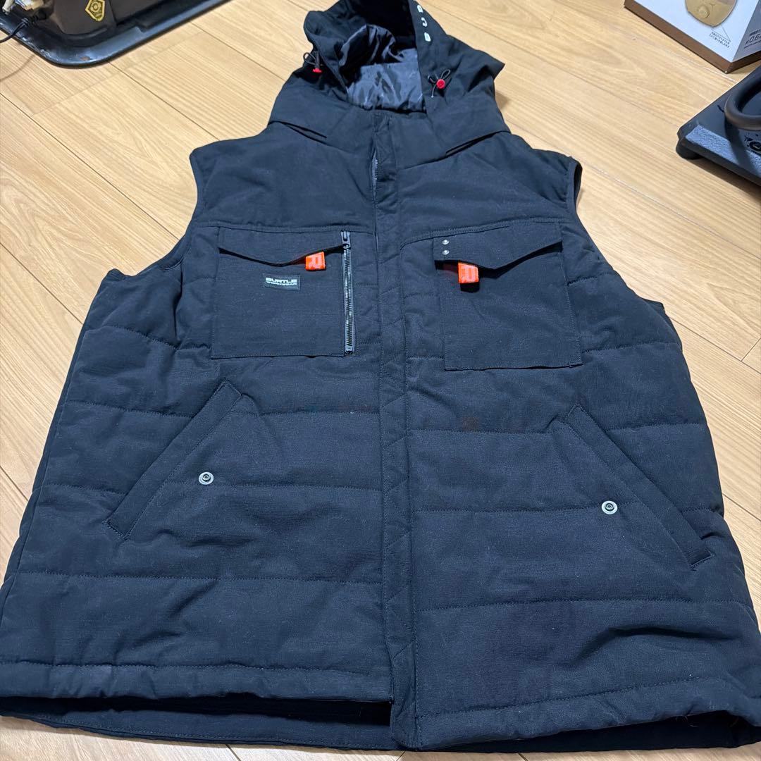 BURTLE 防寒ベスト　5054 秋冬用 ブラック ・サーモクラフトTC500