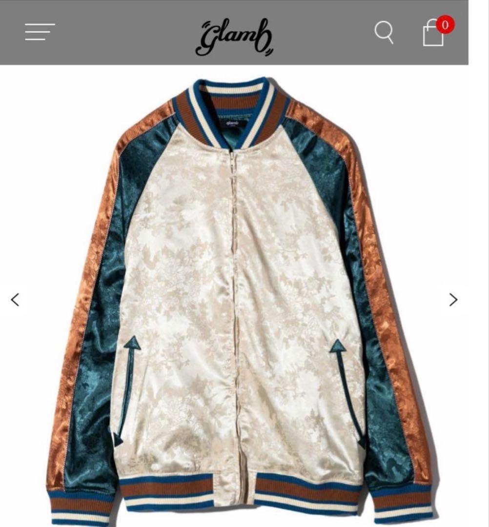 glamb グラム スカジャン 総柄 フラワージャガードスカジャンパー