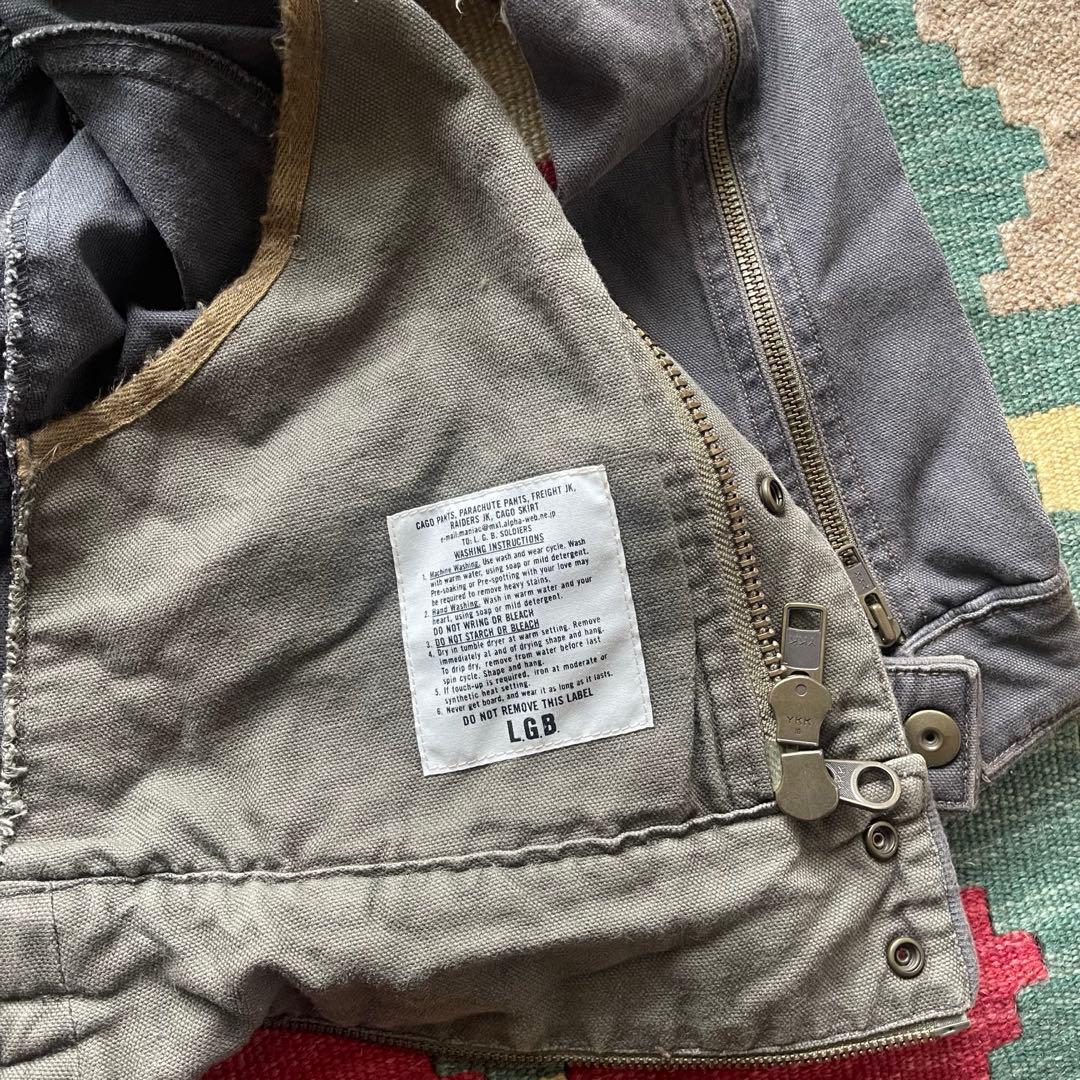 初期　L.G.B. ルグランブルー　XS A-RIDERS ミリタリージャケット