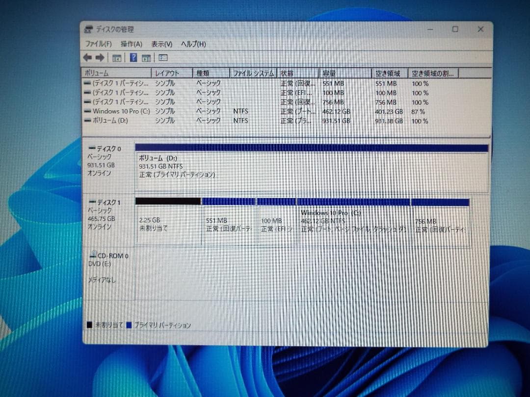 Windowsデスクトップ ESPRIMO D7010/F i5-10500 32G SSD500G+HDD