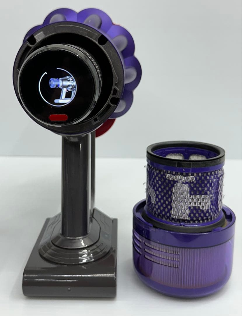 ダイソン　掃除機　デジタルスリムV8 SV18 本体　新品バッテリー付き　ダスト