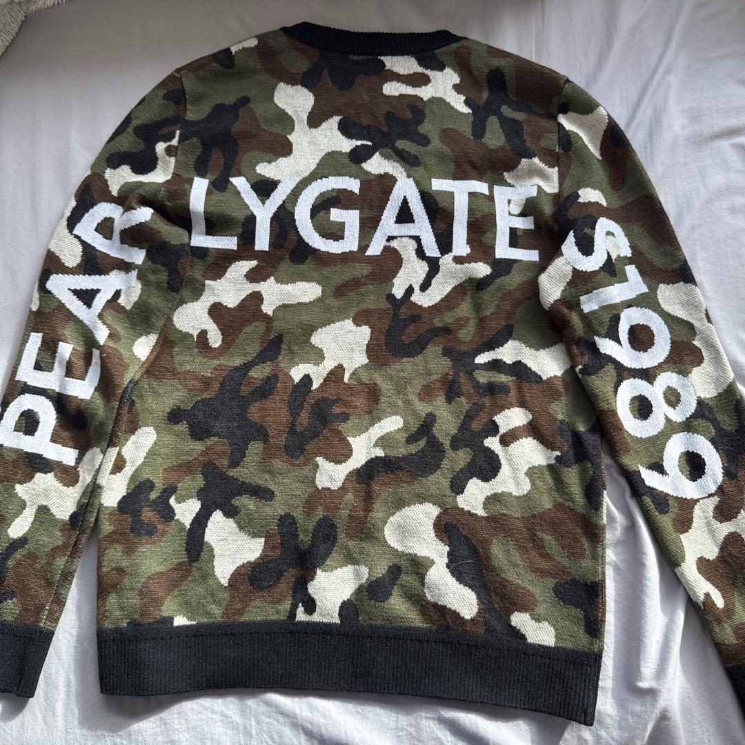 パーリーゲイツカモフラージュ柄ニットセーター