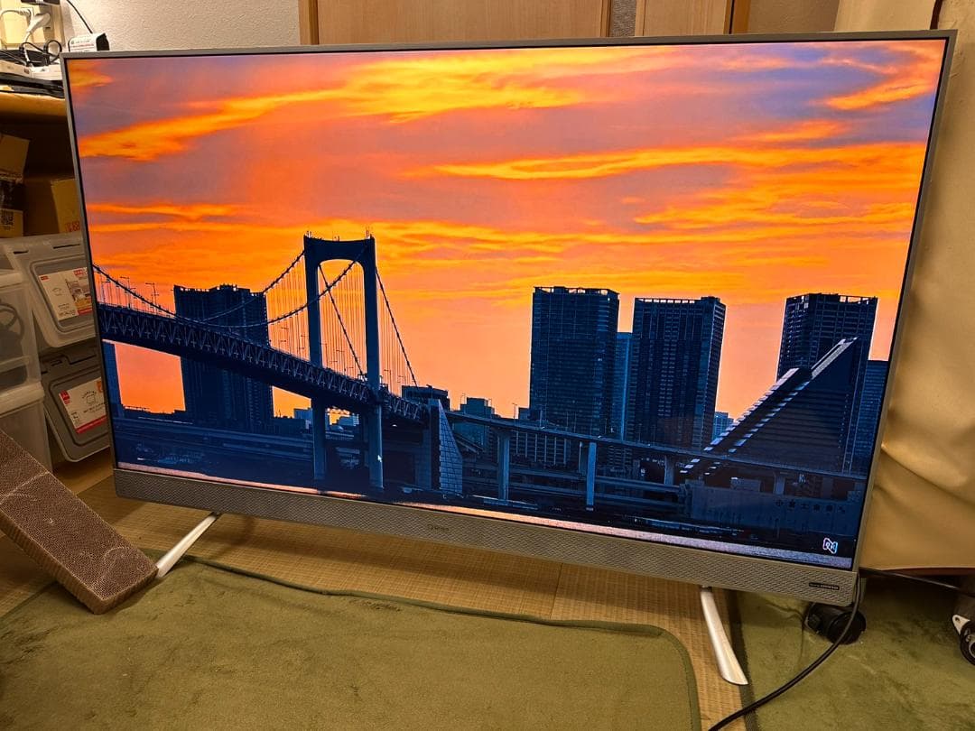 Qriom 49型　4K　テレビ QRT-49W4K 20年製 映り綺麗極美品！