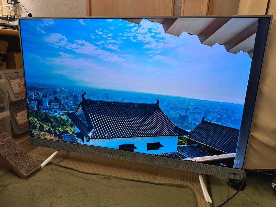 Qriom 49型　4K　テレビ QRT-49W4K 20年製 映り綺麗極美品！
