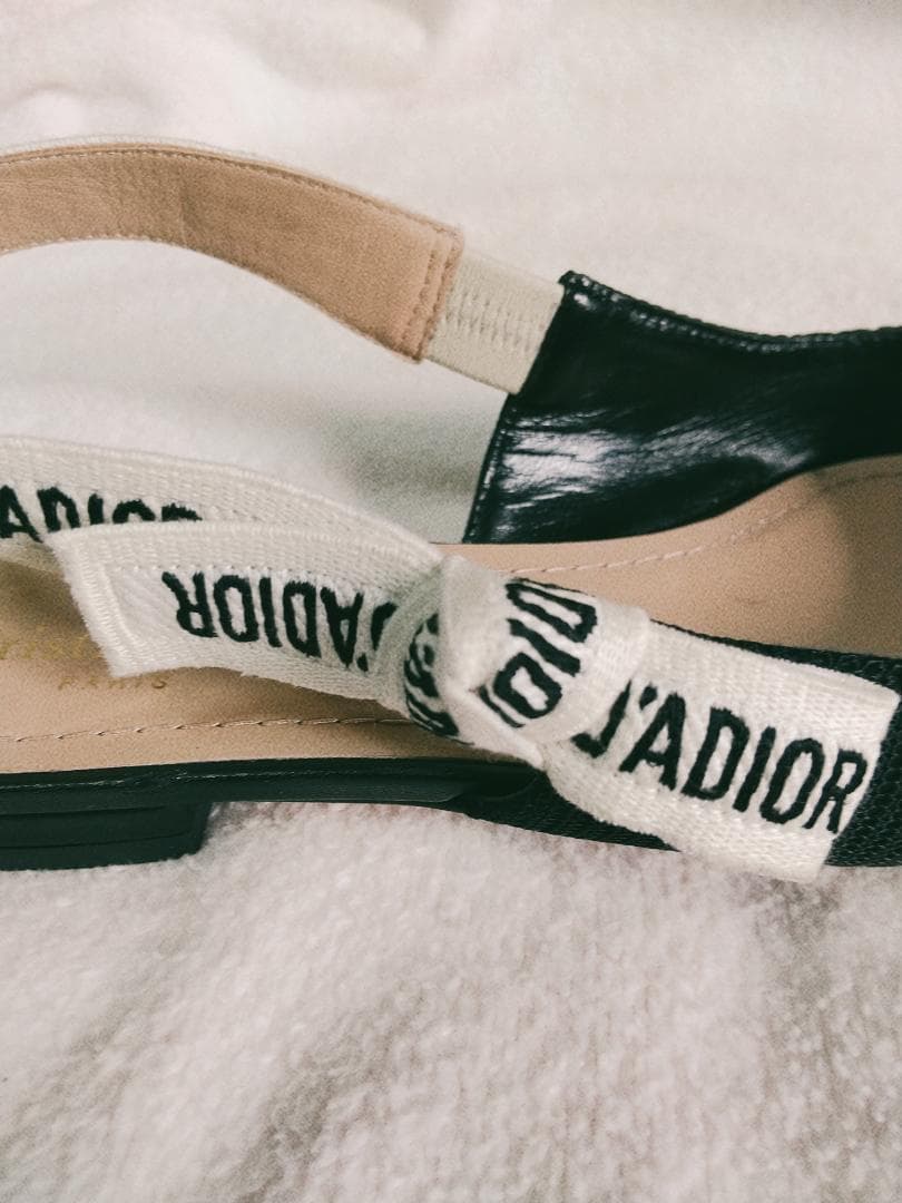 Dior J'ADIOR ポインテッドトゥサンダル ブラック