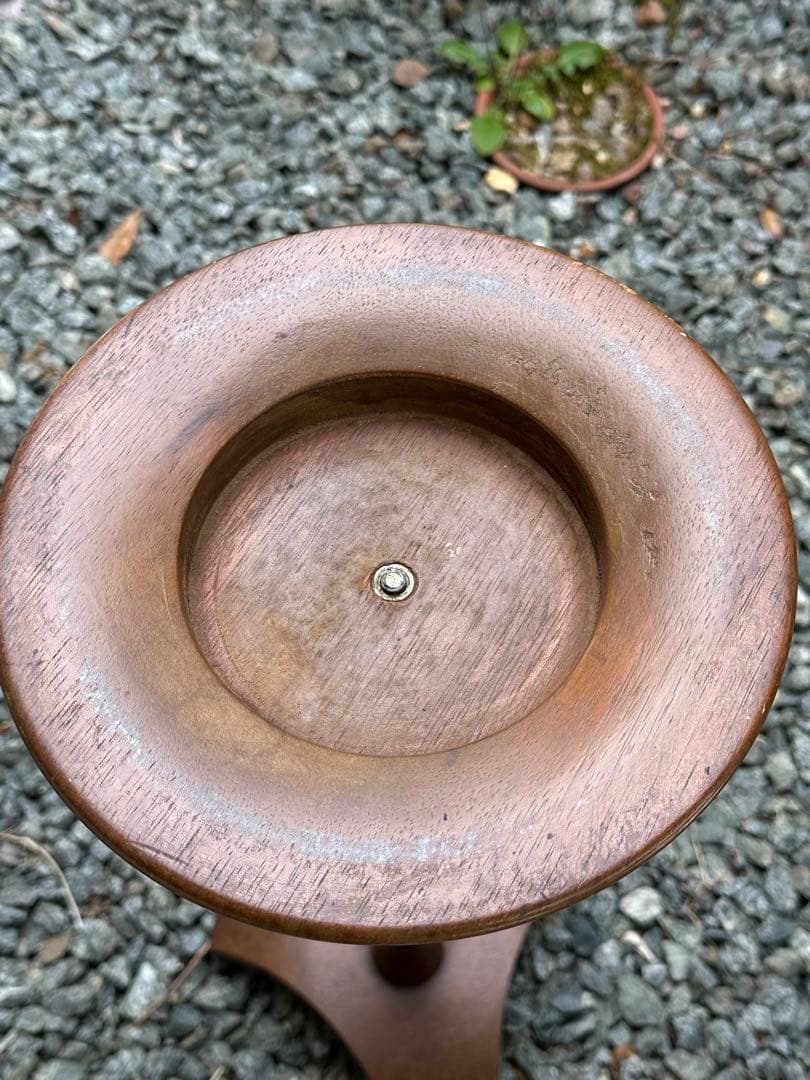 昭和レトロ　マルニ木工　スタンド灰皿　オールドマルニ　当時物　レトロ灰皿