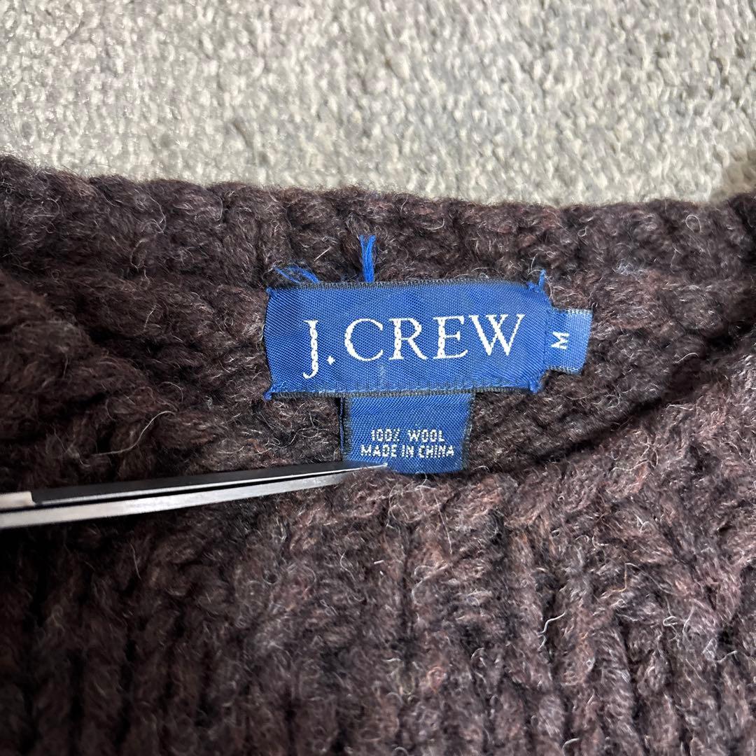 美品！90s J.crew ジェイクルー　ライン　ウールニット　アメカジ