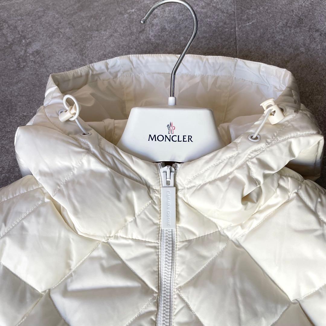 未使用級★カナダグース　ハイブリッジ　キルテッド　ニットフーディー　ダウン　S