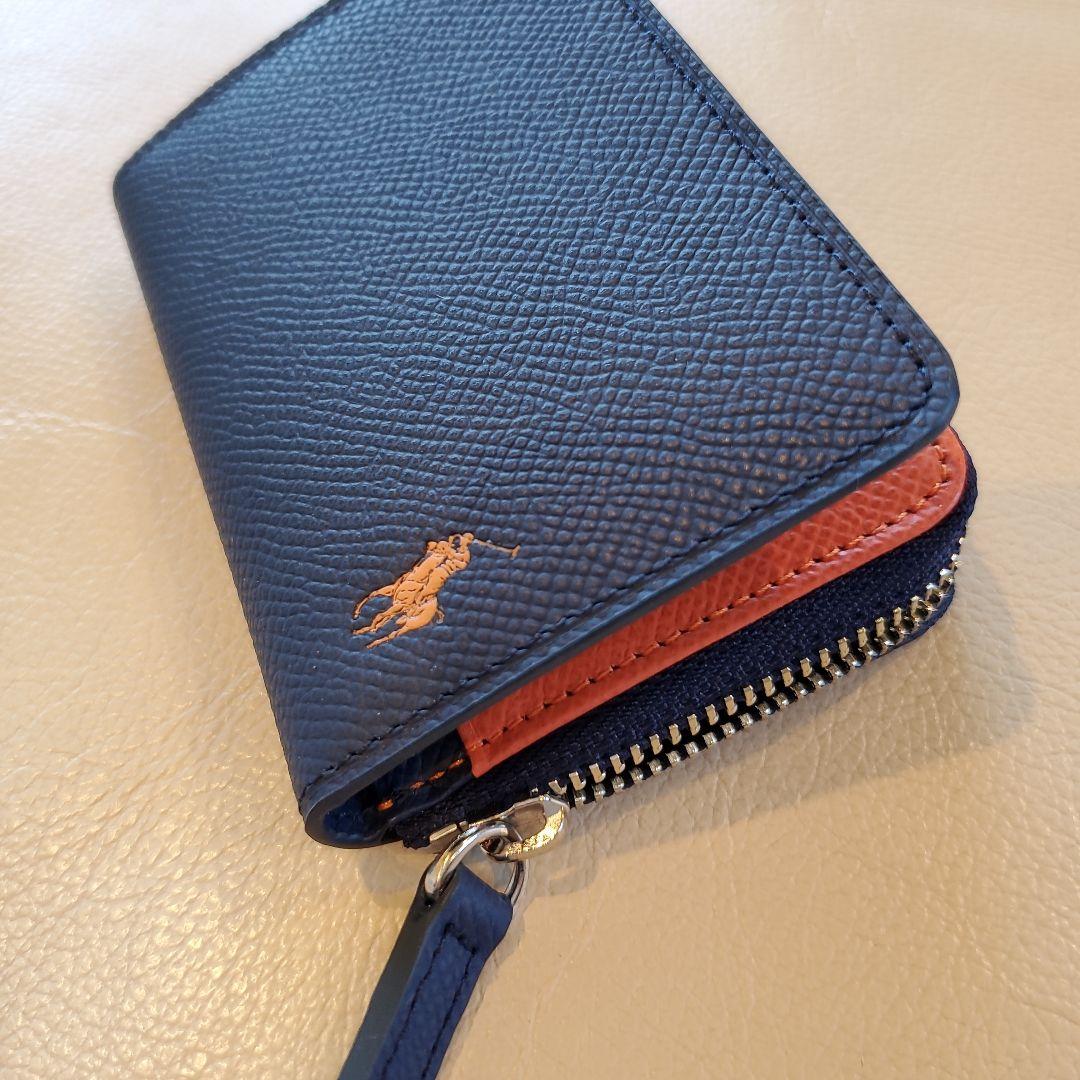 Polo Ralph Lauren ケース ネイビーオレンジP-CP624