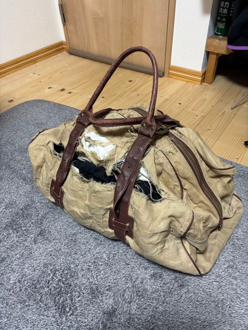 50s 60s L.L.Bean ボストンバッグ ベージュ キャンバス