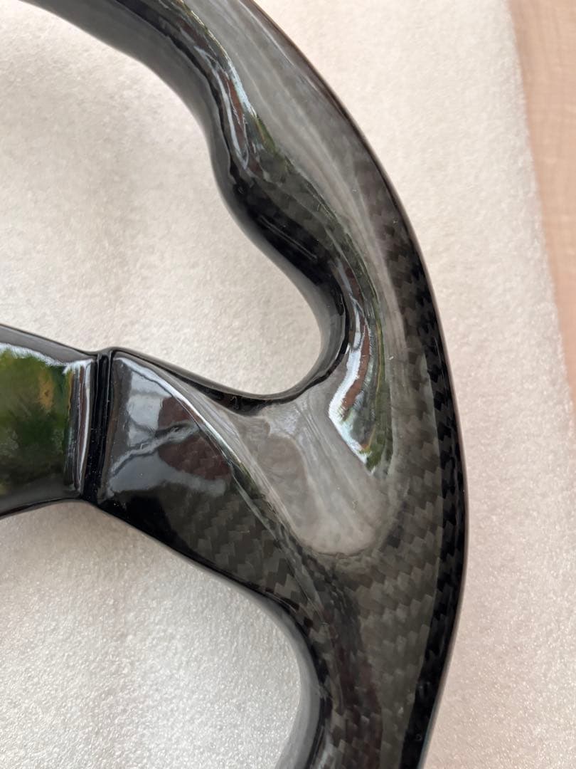 カーボン製 32.5×29 D型 ステアリング　ハンコン