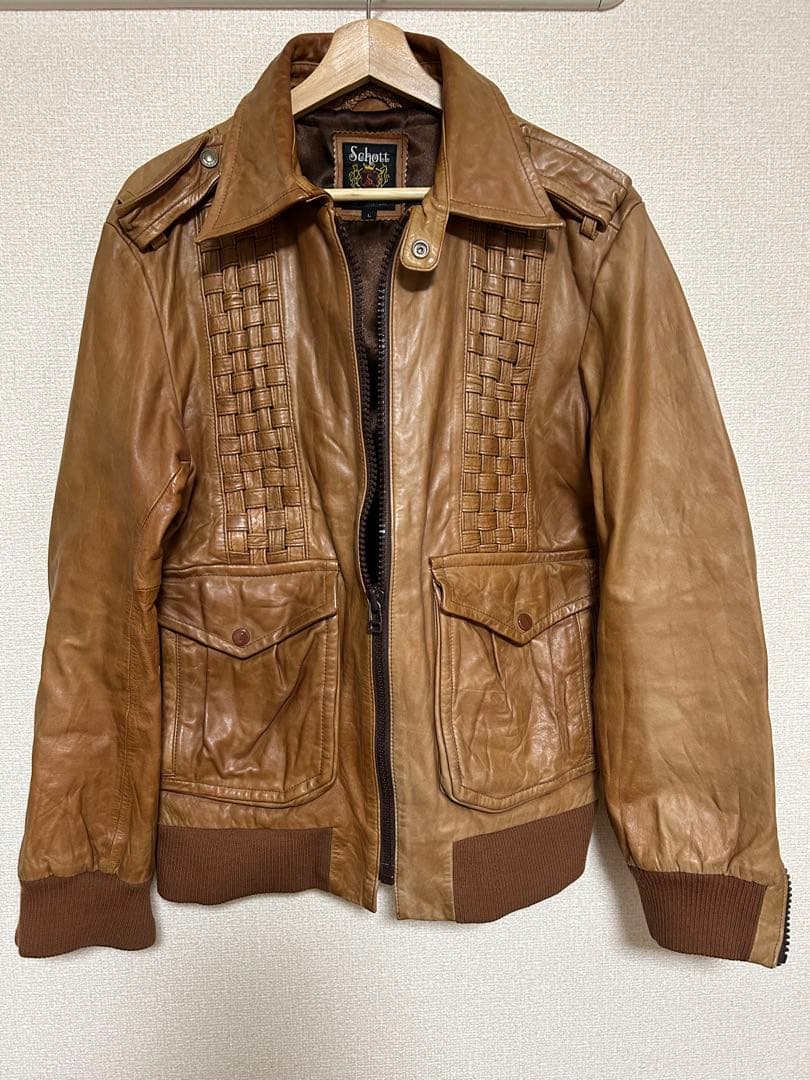 レア物　【Schott】 ホースハイド　レザージャケット