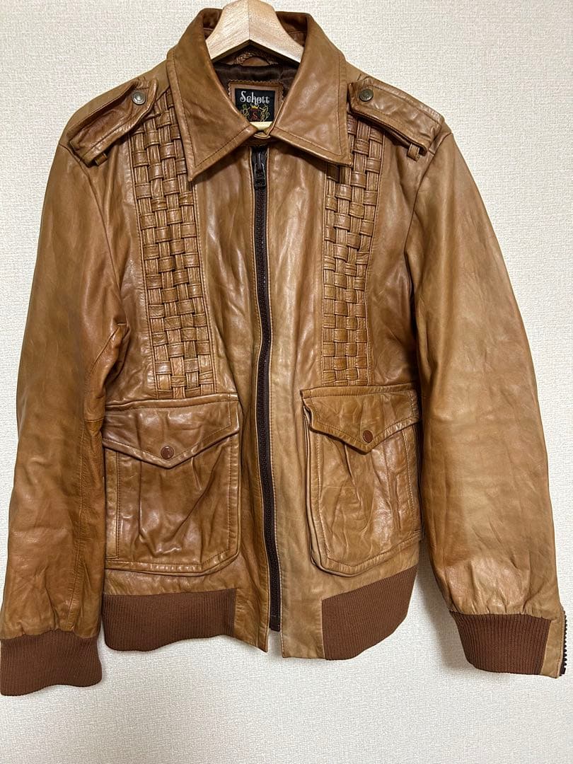 レア物　【Schott】 ホースハイド　レザージャケット