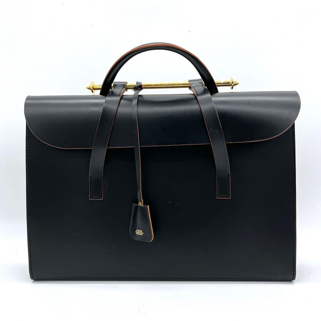 美品【PORTER】ビジネスバッグ　80周年記念モデル　レザー　ブラック