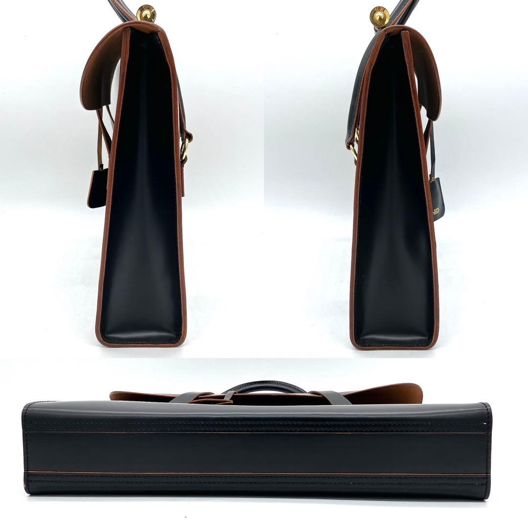 美品【PORTER】ビジネスバッグ　80周年記念モデル　レザー　ブラック