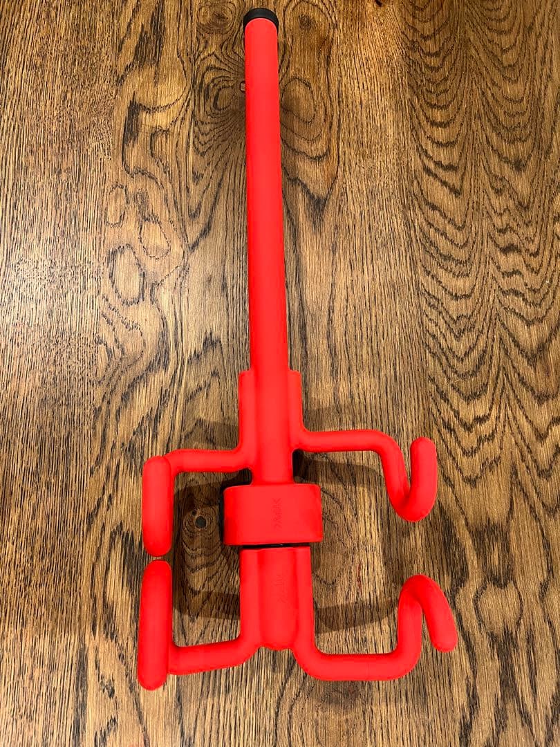 トヨタ　純正　ハンドルロック　ランクル250 ランドクルーザー　赤 セキュリティ