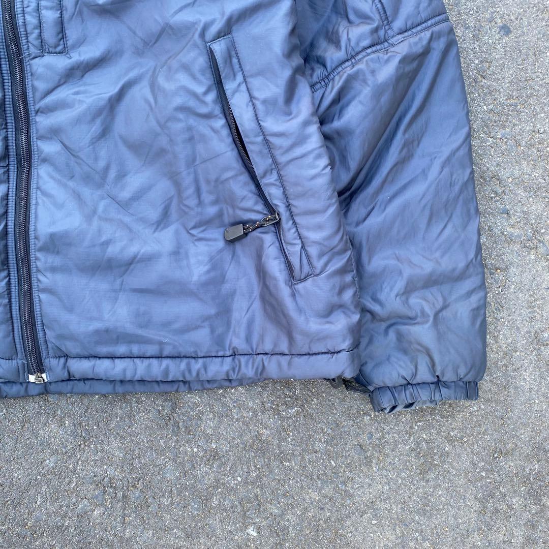 90s MOONSTONE ウルトラライトダウン パフジャケット ネイビー 中綿