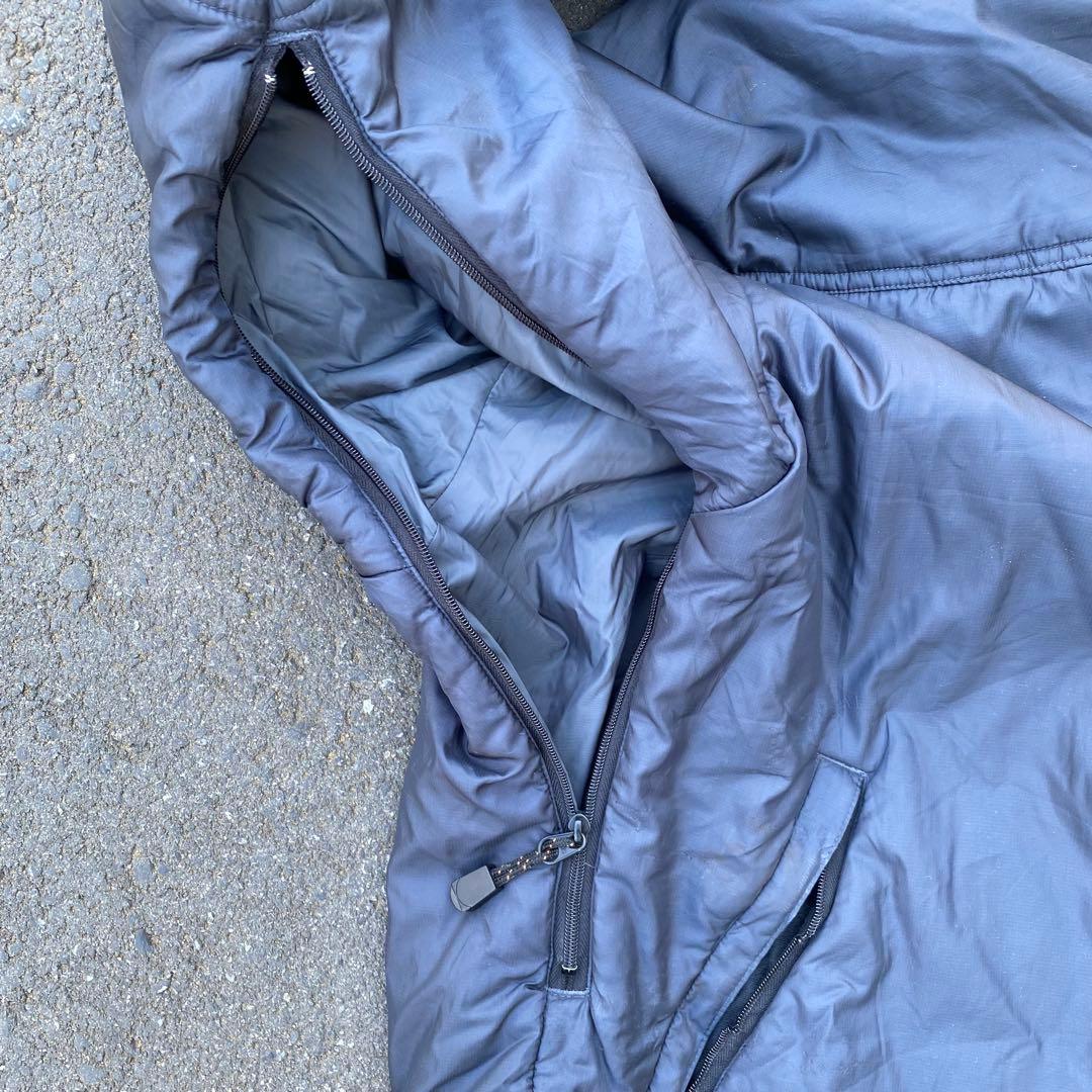 90s MOONSTONE ウルトラライトダウン パフジャケット ネイビー 中綿