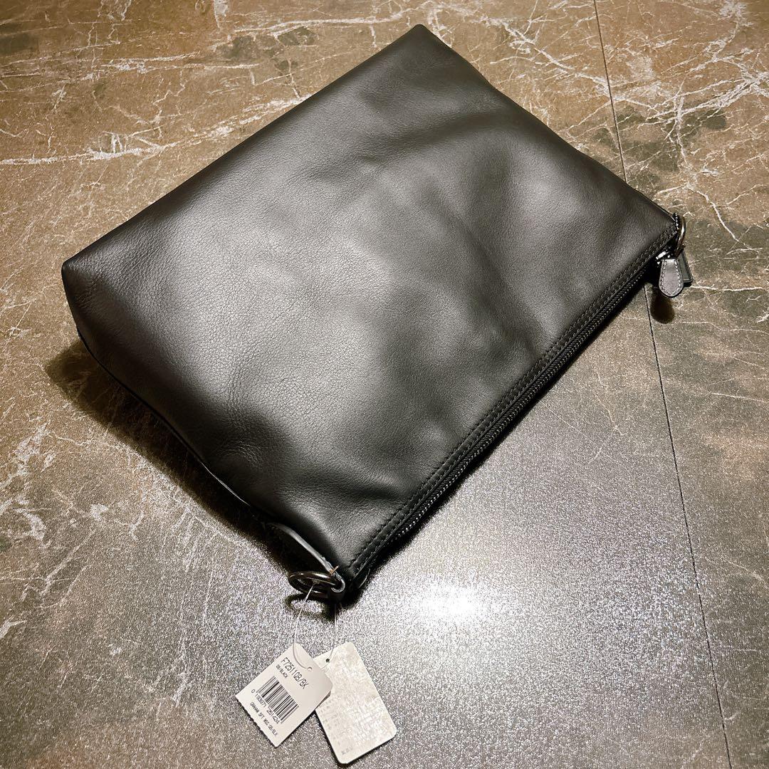 【最終値下中】黒 COACH コーチ ブラック レザー ショルダーバッグ