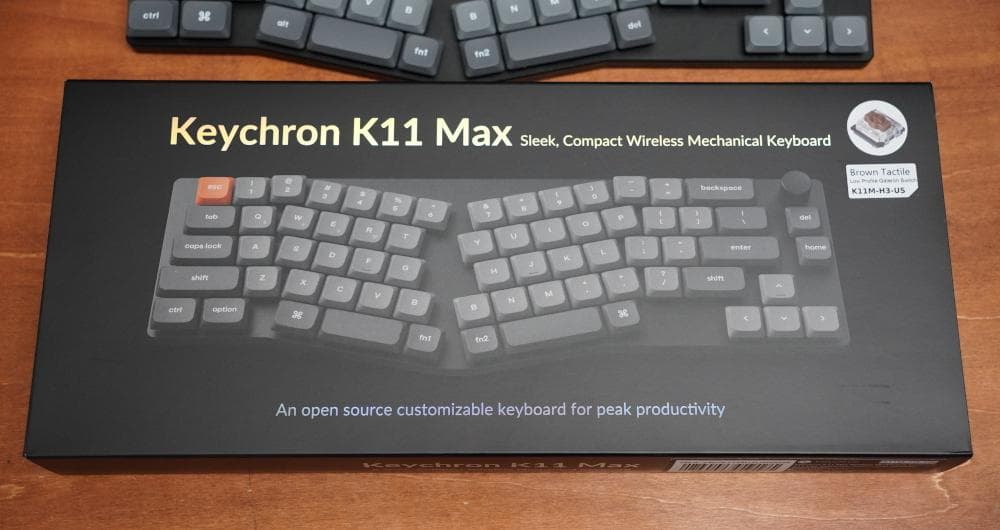 ち*ろ様 Keychron K11 Max RGB 茶軸 K11M-H3-US