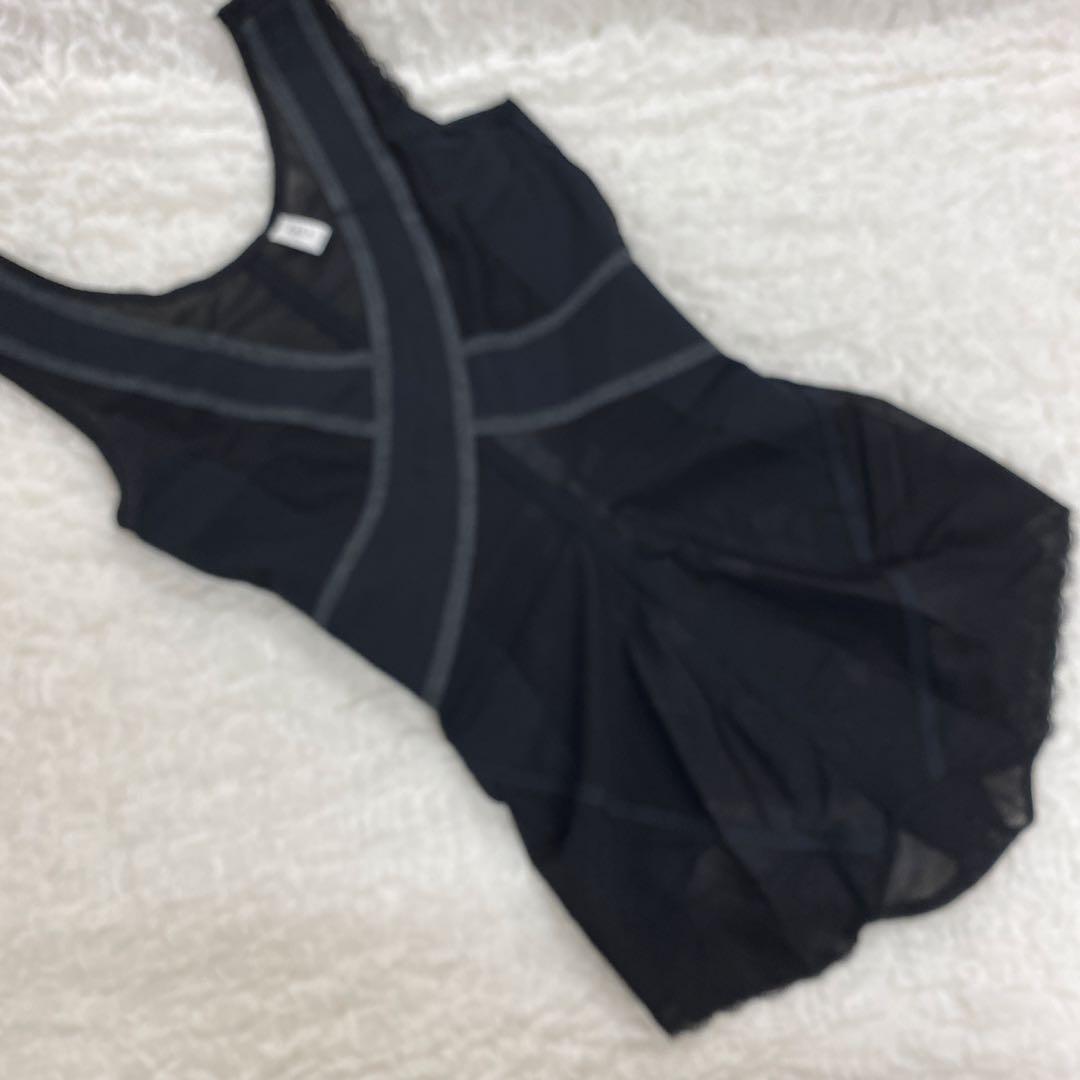 新品 ララ グラントイーワンズ 補正下着 ボディスーツ 85LL LALA 黒白