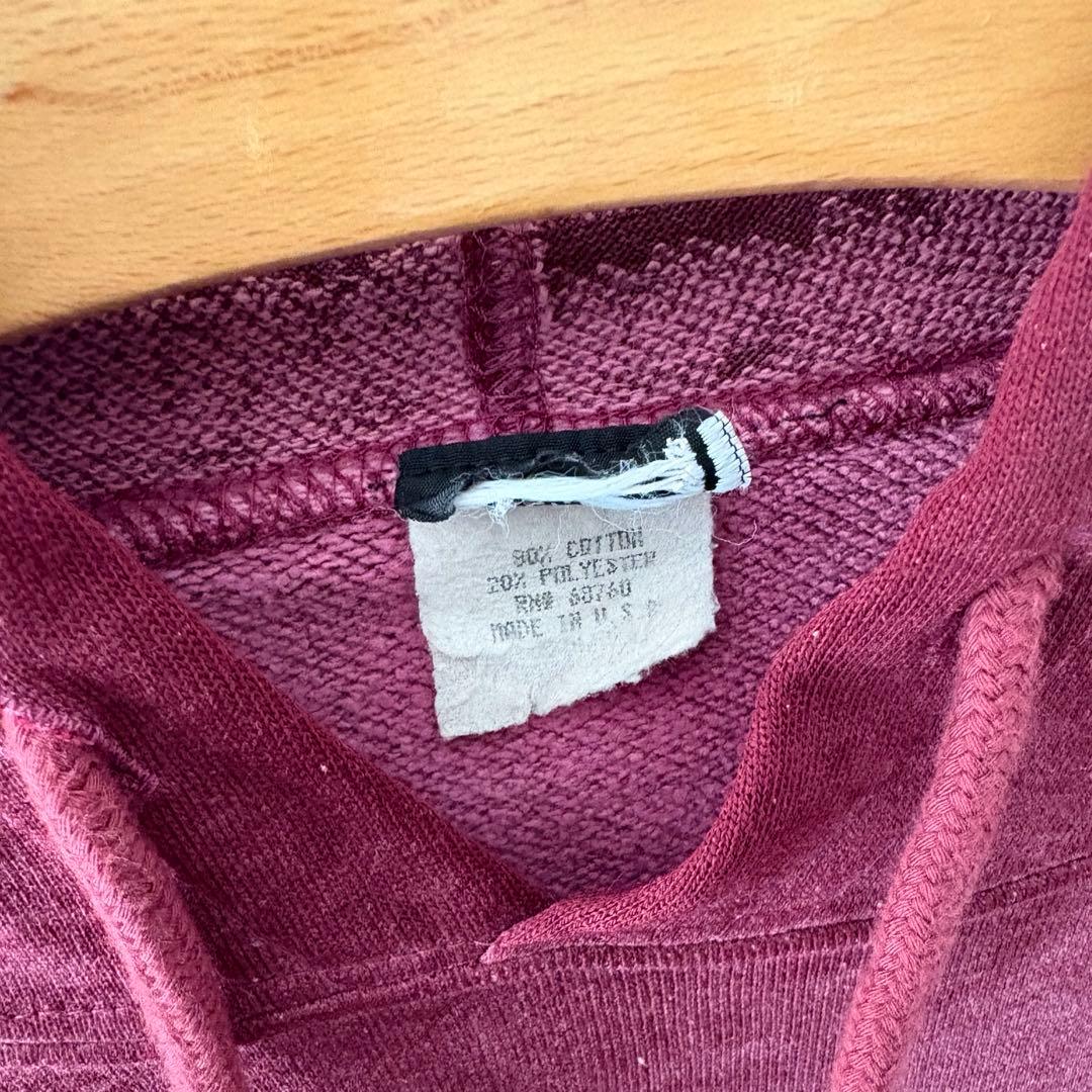 80s oldstussy 黒タグ 2枚タグ フーディー