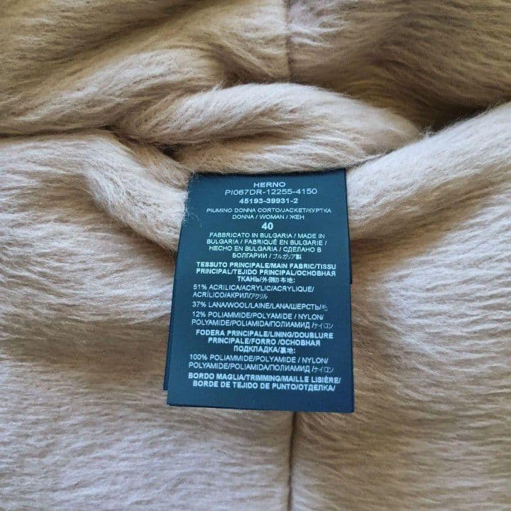 限定sale!＊HERNO＊エコファーダウンジャケット・くすみピンク・40＊