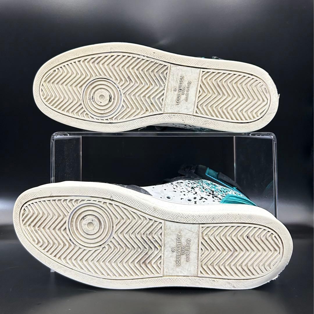 ルイヴィトン リヴォリライン スニーカー モノグラム メンズ レザー 白