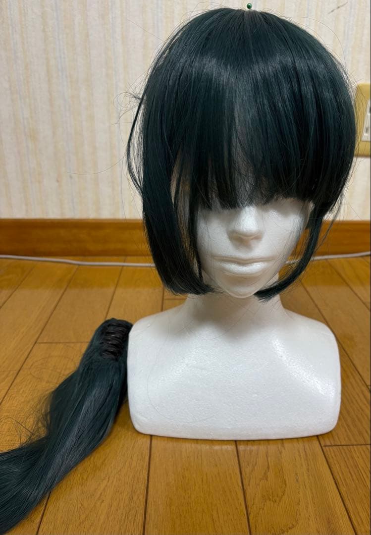 【ぽぽその他の方お断り】呪術 禪院真希 ウィッグ 靴 武器付セット