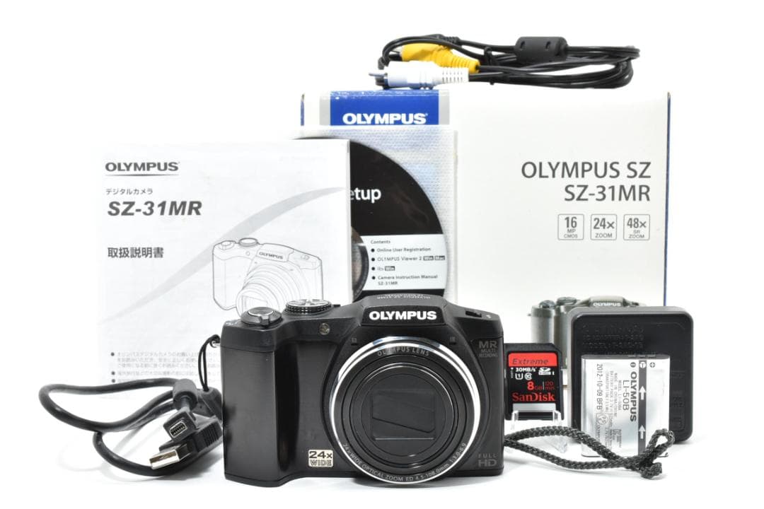 《 美品 》　オリンパス　OLYMPUS SZ-31MR ブラック　動作確認済み