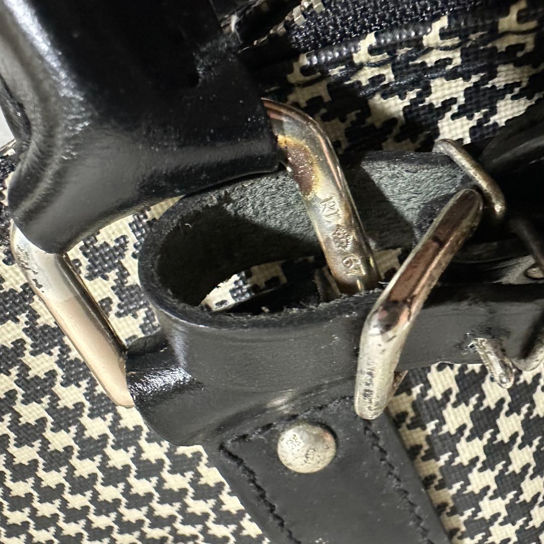 s*r様 美品✨2way 大容量　ラルフローレン　ボストンバッグ　ブラック　ホワ