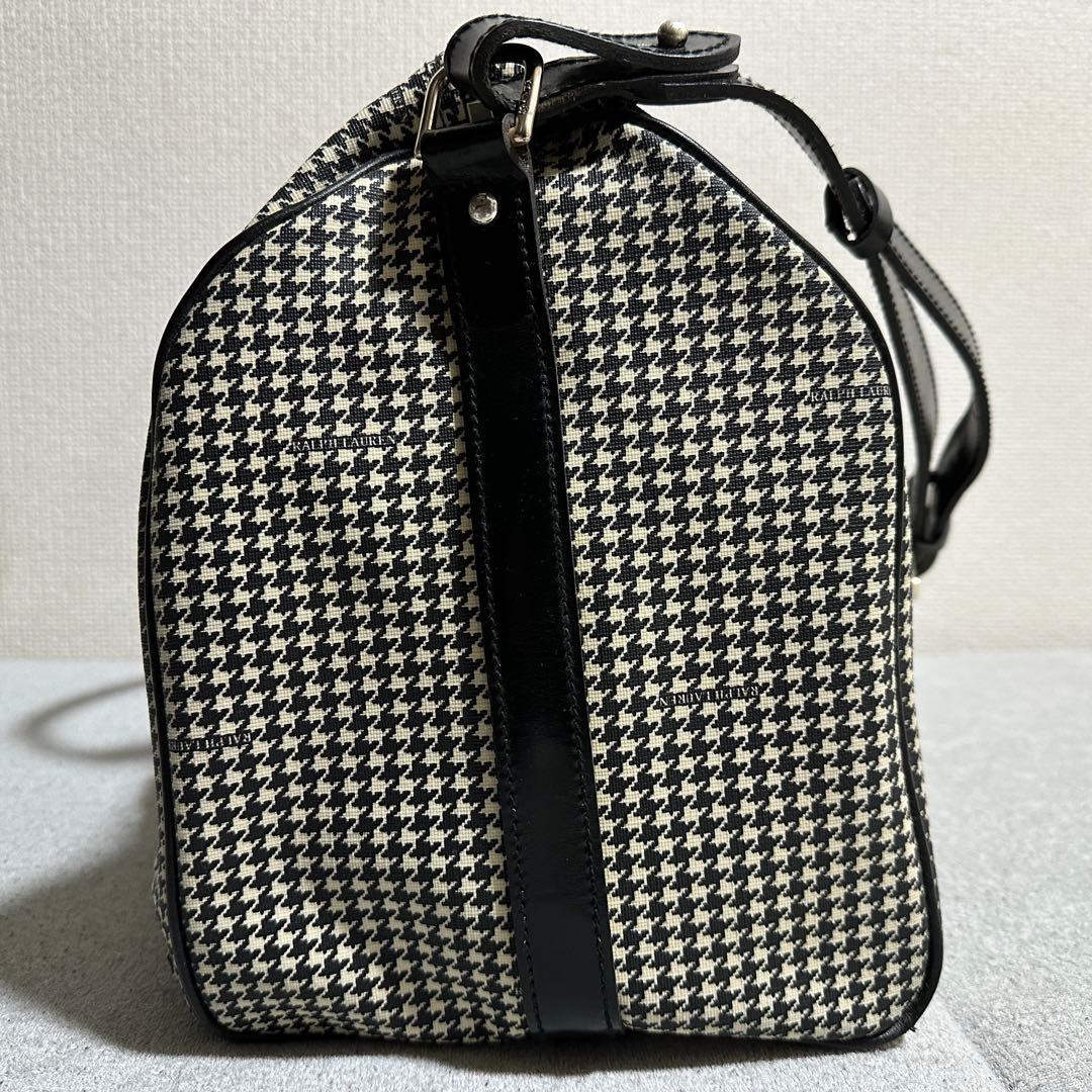 s*r様 美品✨2way 大容量　ラルフローレン　ボストンバッグ　ブラック　ホワ