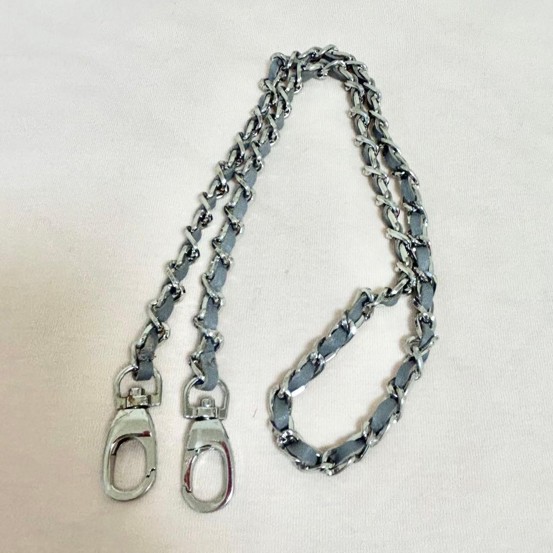 アンテプリマ　ワイヤーバッグ　リボン　3way　編み込み　シルバー