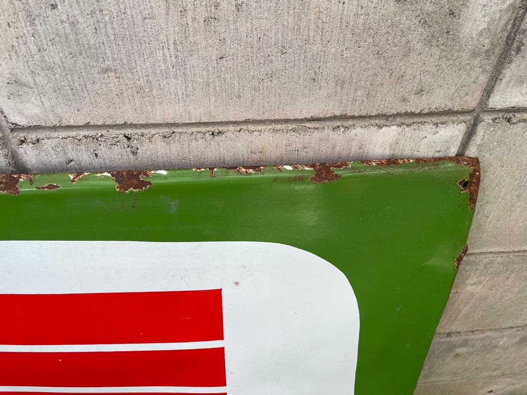 ミツカン酢　ホーロー看板　当時物