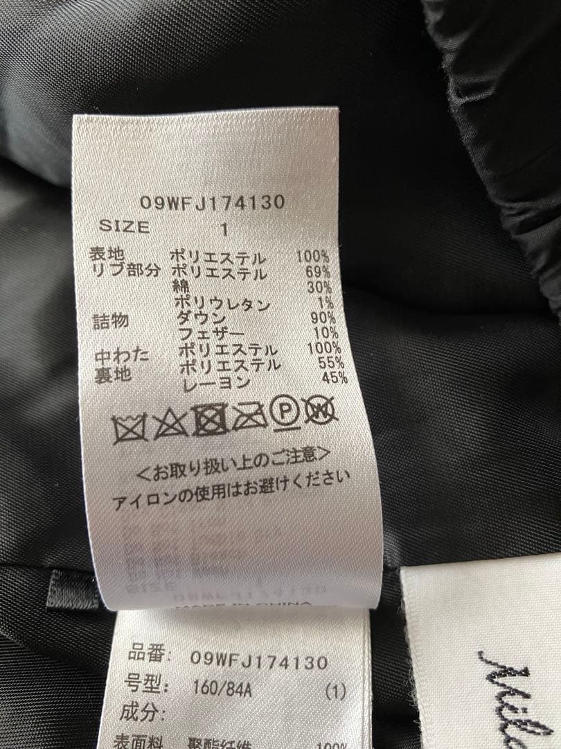 美品★Mila Owen ミラオーウェン ダウンジャケット