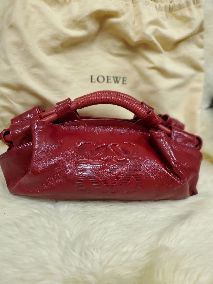 ★専用★LOEWE ロエベ　レッド ハンドバッグ