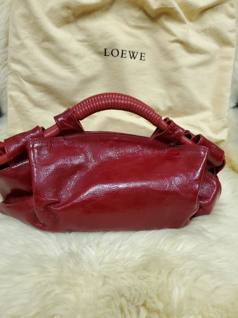 ★専用★LOEWE ロエベ　レッド ハンドバッグ