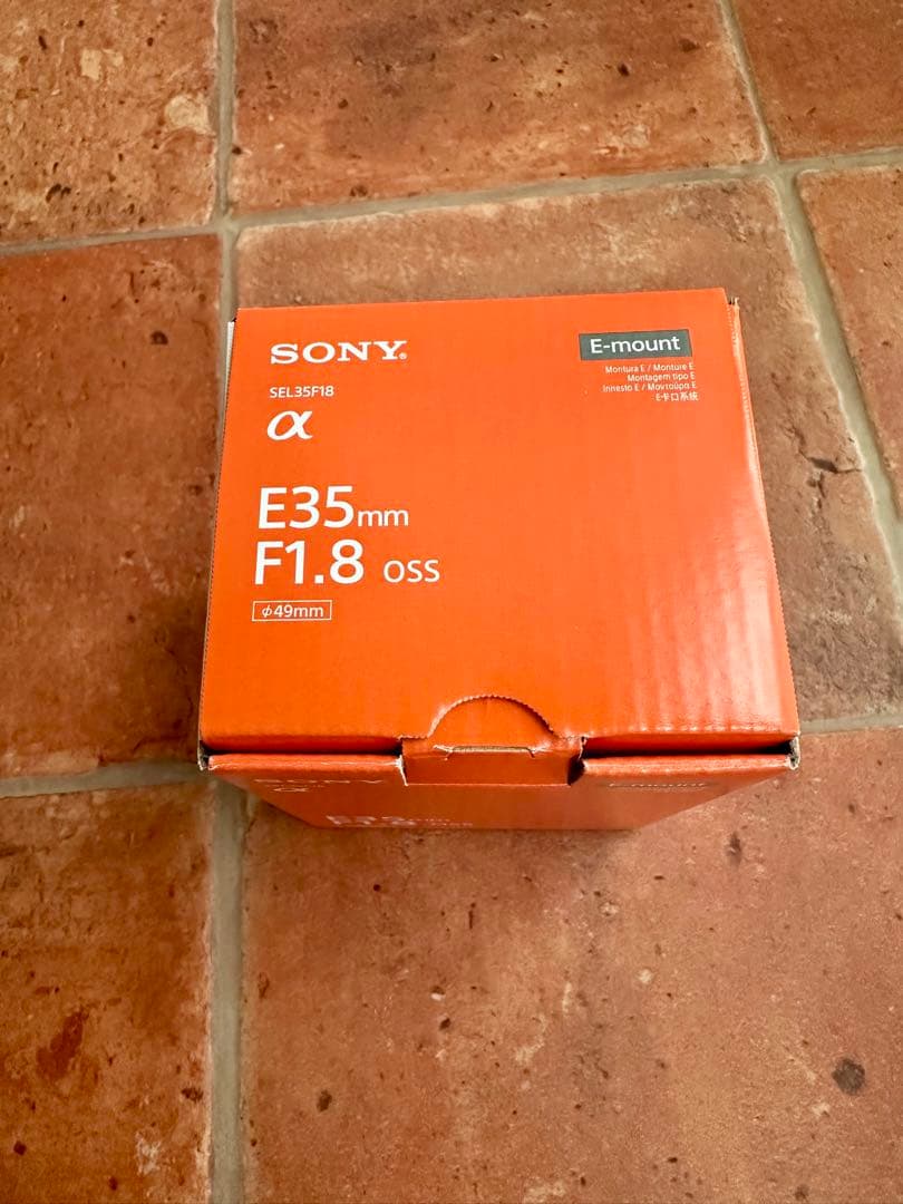 SONY SEL35F18 E35mm F1.8 OSS 単焦点レンズ