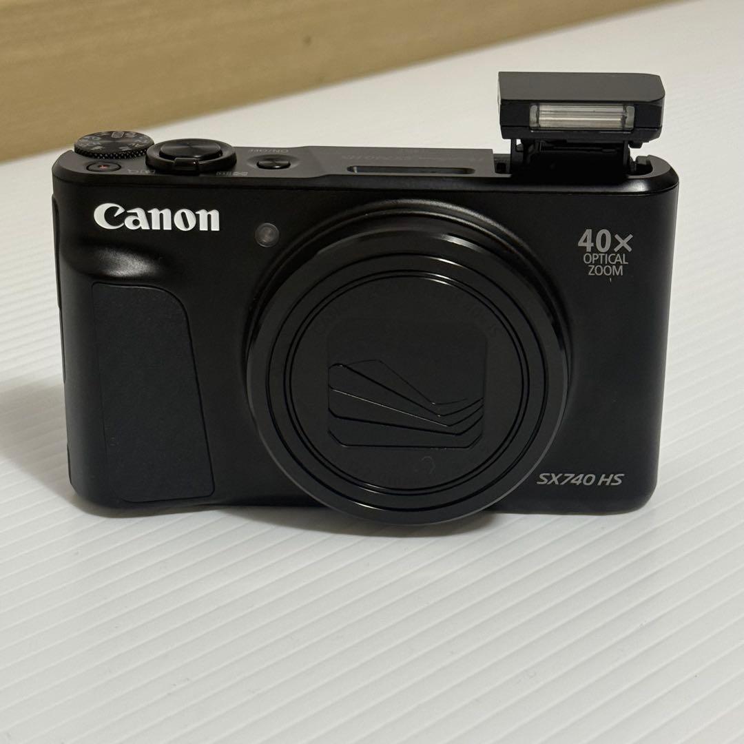 【ほぼ未使用】Canon POWERSHOT SX740 HS ブラック 黒