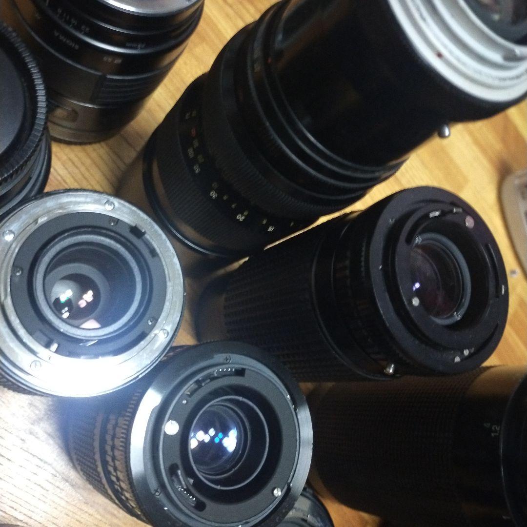 MF AF レンズ　まとめて　キャノン　ミノルタ　シグマ　タムロン　ヤシカなど