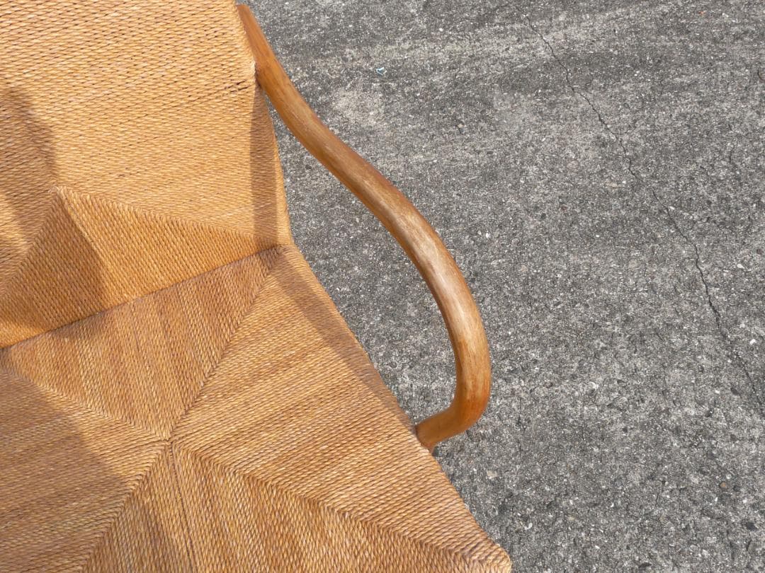 コンランショップ　アジアンバンブー　ラタン幾何学模様チェア 1脚　籐　ビンテージ