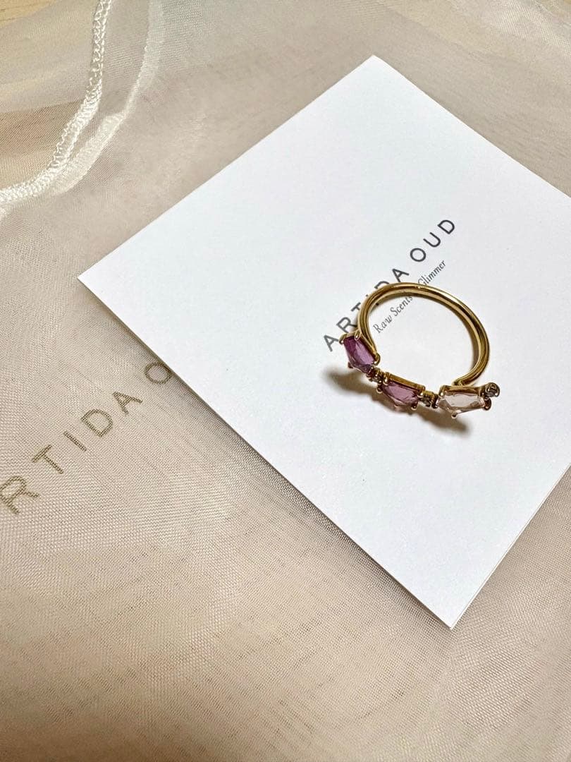 TIM様　ARTIDAOUD 「eden」 マルチサファイアリング　美品