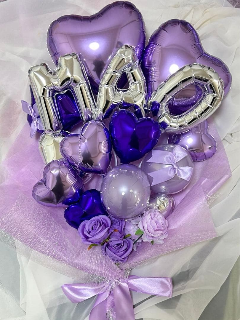 み　3月　卒業式　バルーン　花束　ブーケ　プレゼント