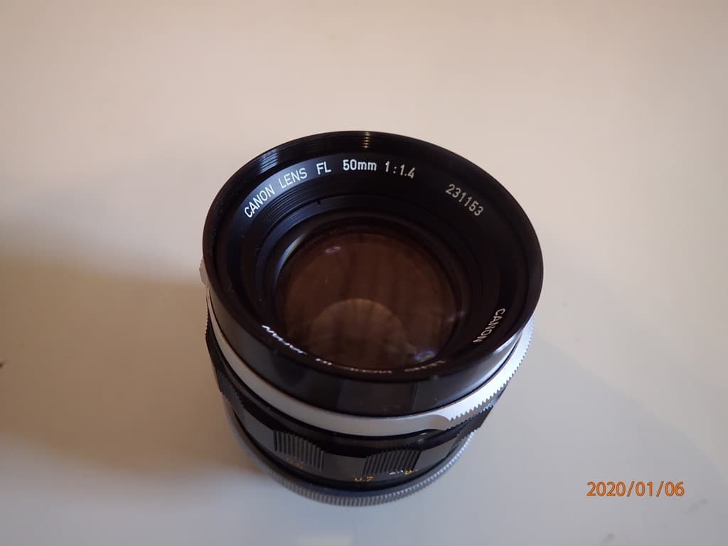 Canon FL 50mm II f/1.4 レンズ